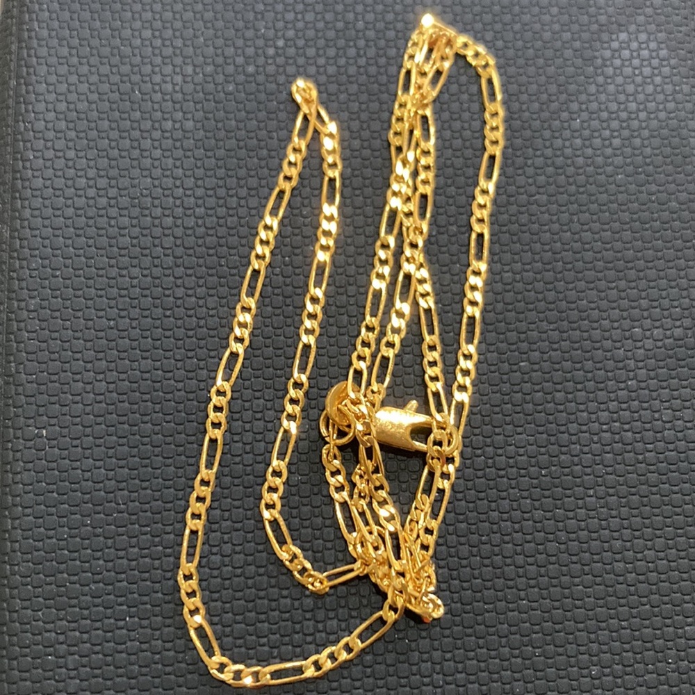 18KGP marked chains. Three total. - Picture 5 of 5